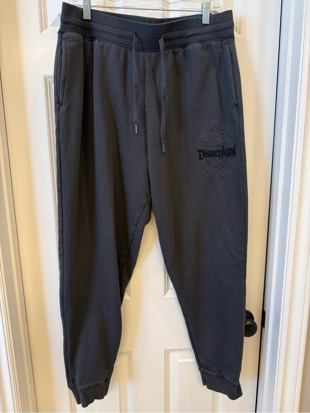 Disney women’s Charcoal Gray Jogger Sweatpants
